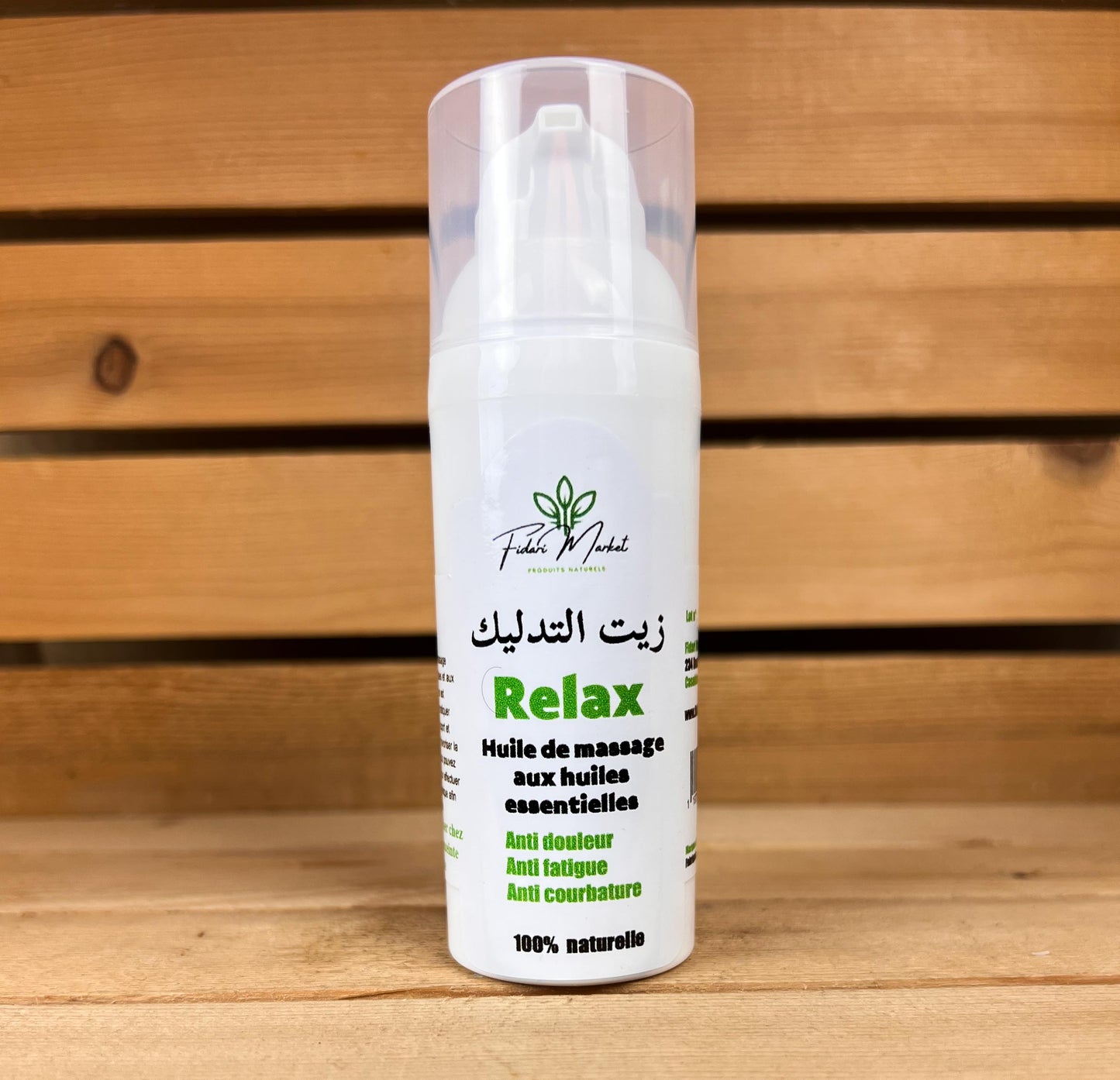 Relax huile de massage