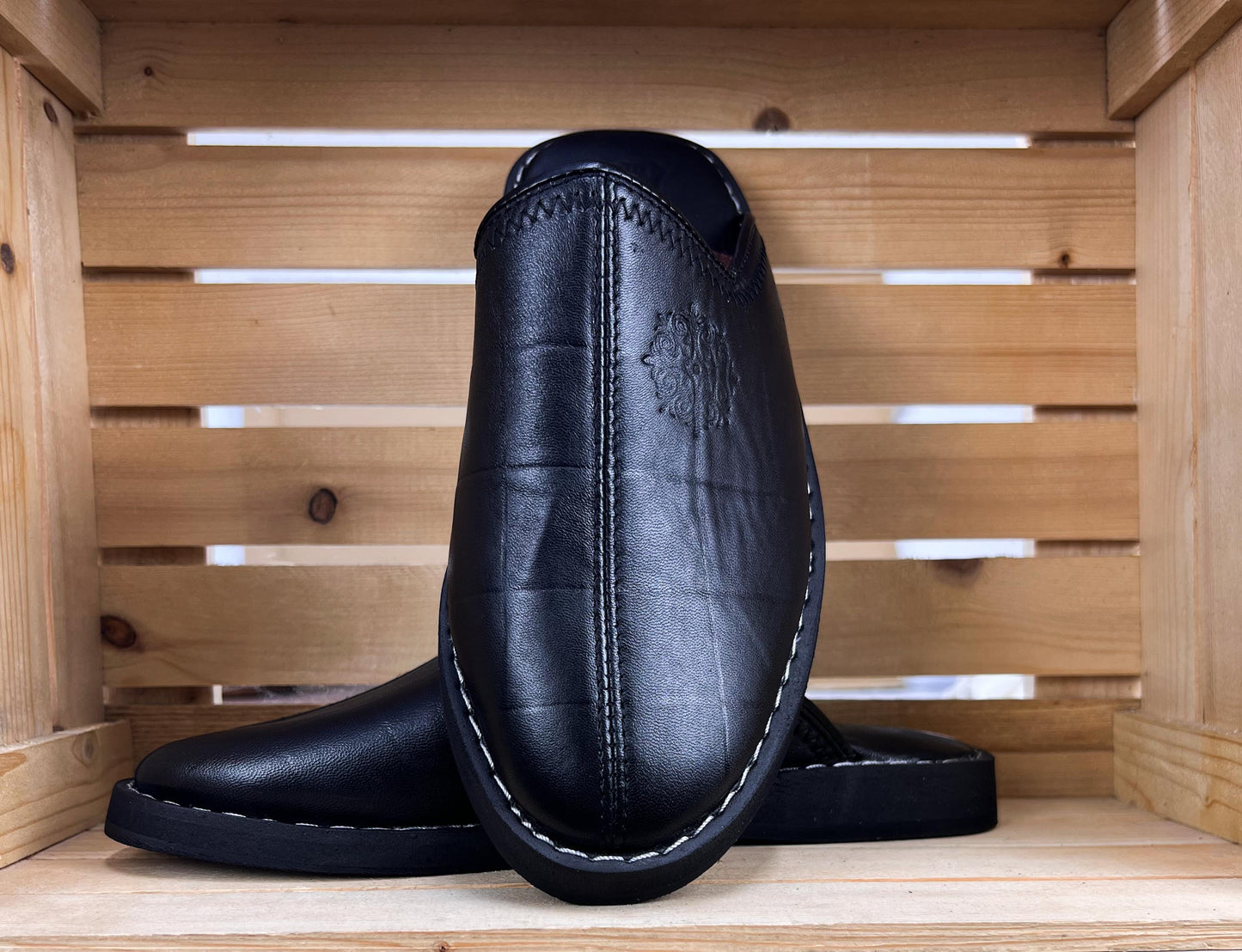 Babouches Fes 100% cuir بلغة جلد فاس