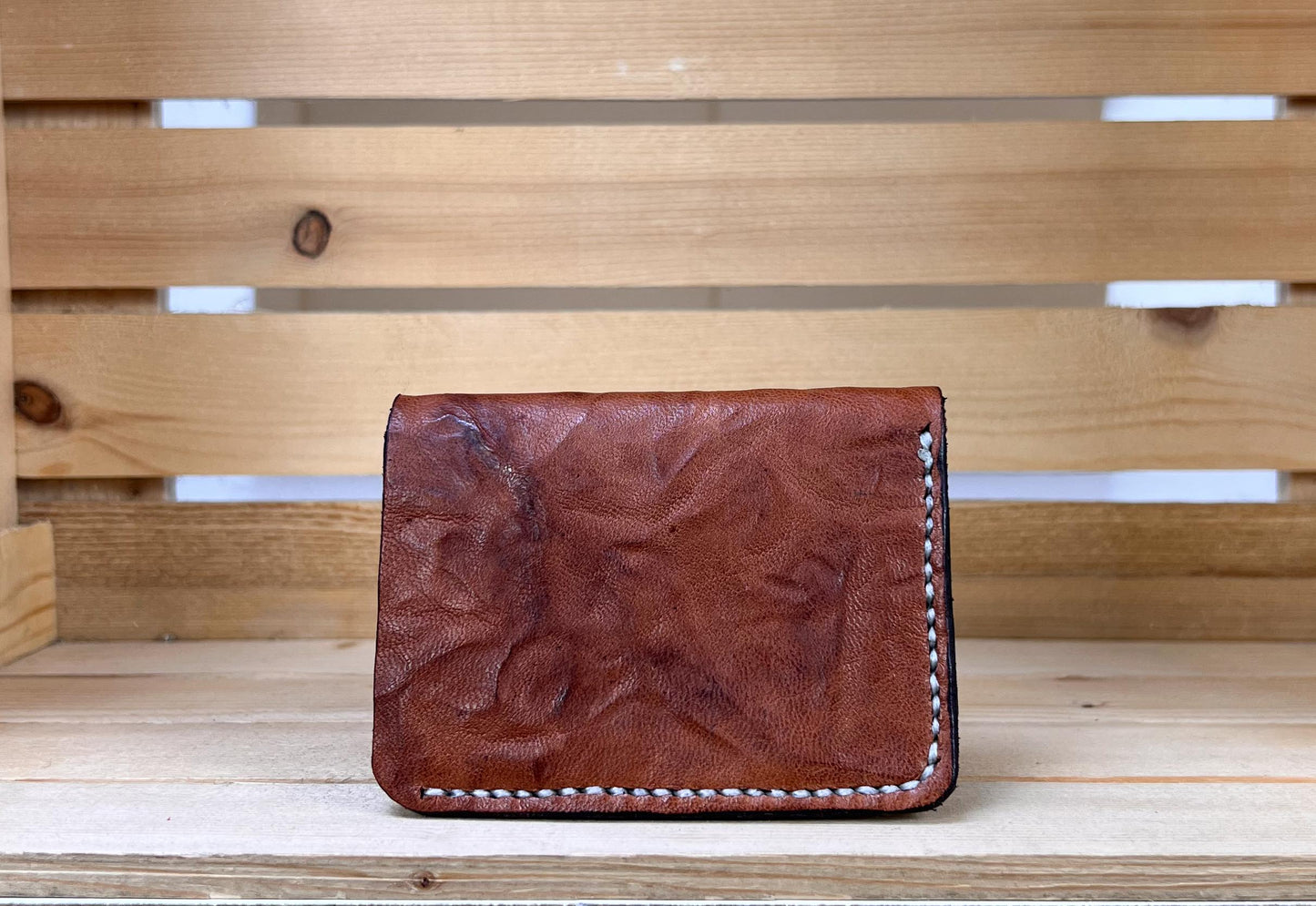 Portes monnaies artisanaux en cuir محفظة نقود جلد