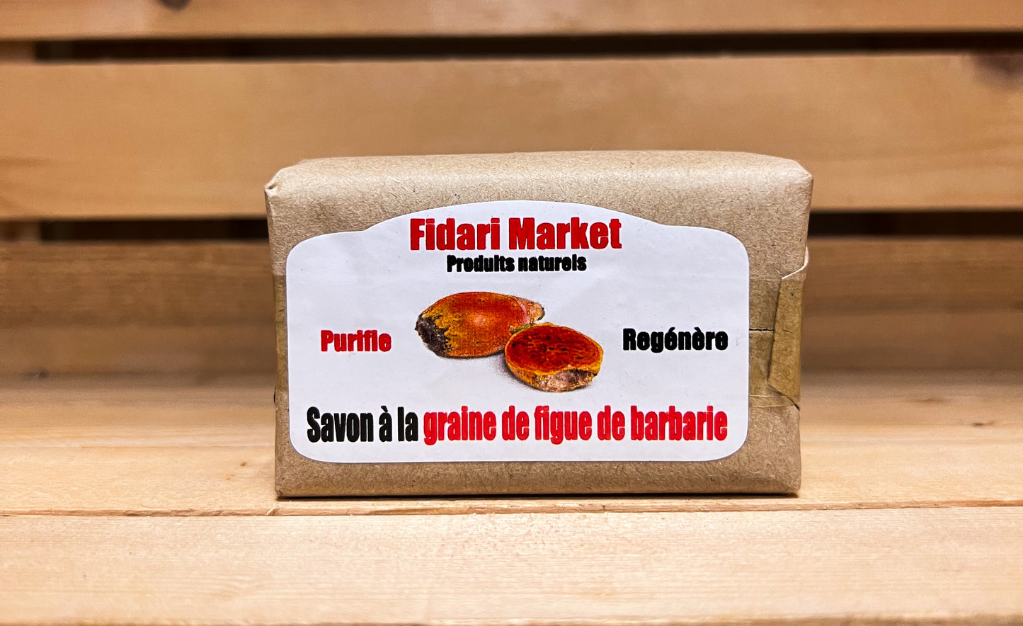 Savon à la graine de figue de barbarie صابون الهندية