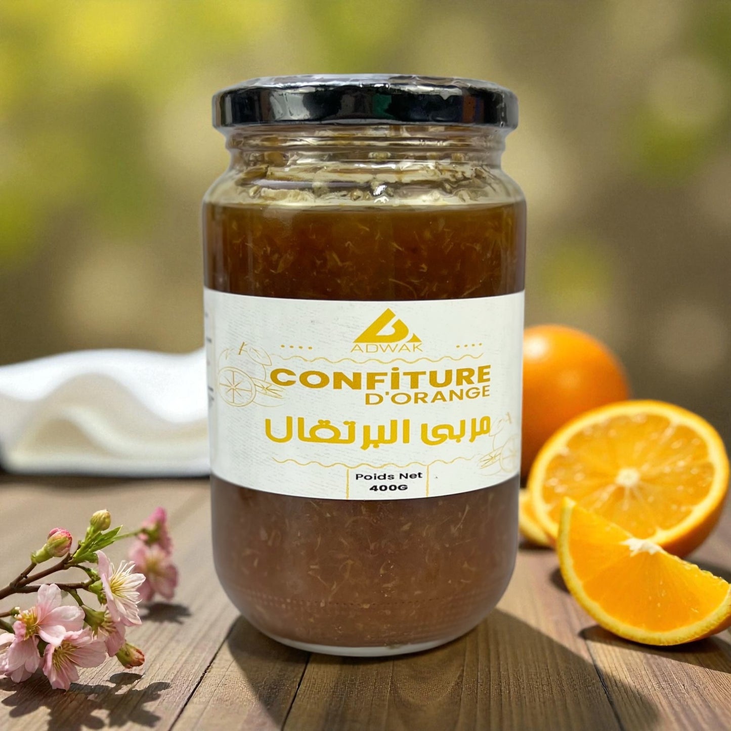 Confiture d’Orange 100% Naturelle 400g مربى البرتقال طبيعي
