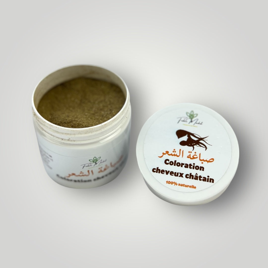 Coloration cheveux aux plantes صباغة الشعر الطبيعية