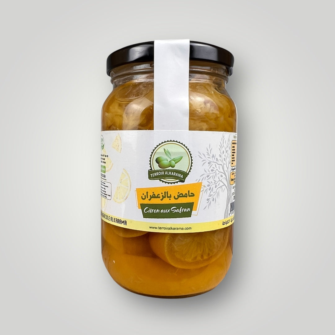 Citron au safran – 100% naturel marocain – Fidari Market Casablanca