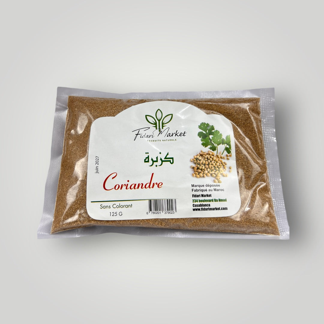 Coriandre 125g – 100% naturel marocain – Fidari Market Casablanca