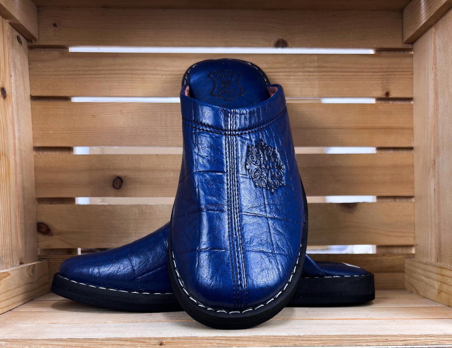 Babouches Fes 100% cuir بلغة جلد فاس