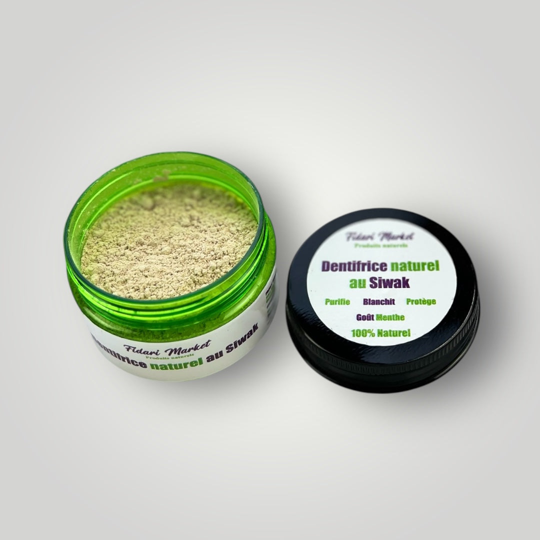 Dentifrice siwak sans charbon – 100% naturel sans chimie Maroc – Fidari Market Casablanca