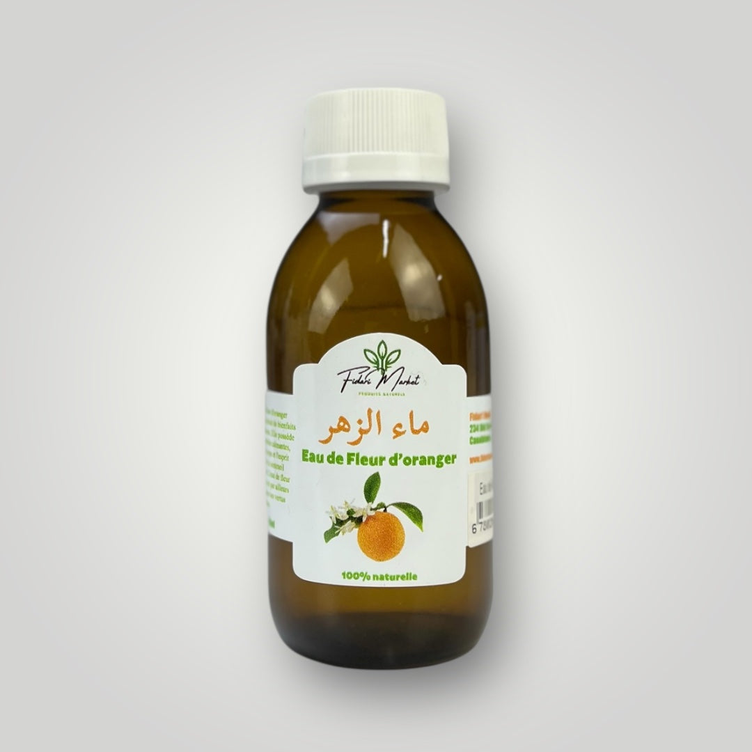 Eau de fleurs d'oranger – 100% naturel sans chimie Maroc – Fidari Market Casablanca