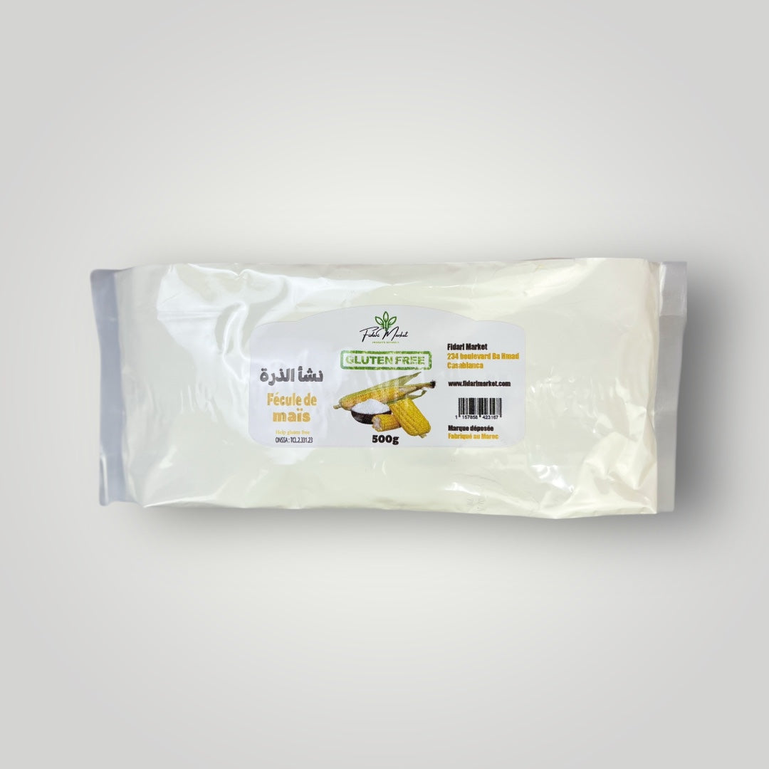 Fecule de Mais sans gluten 500g – artisanal sans conservateurs – Fidari Market Casablanca