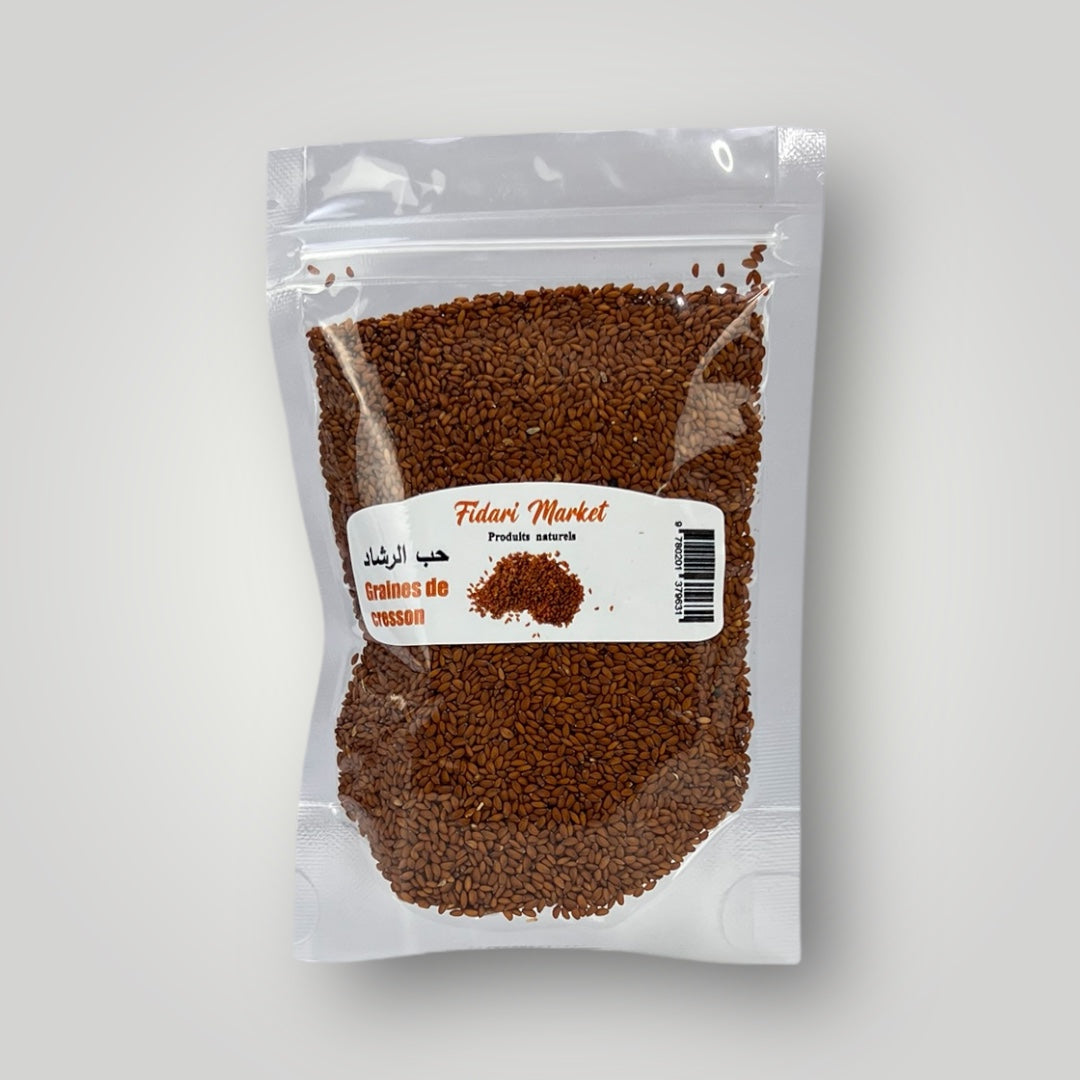 Graines de cresson – 100% naturel marocain – Fidari Market Casablanca