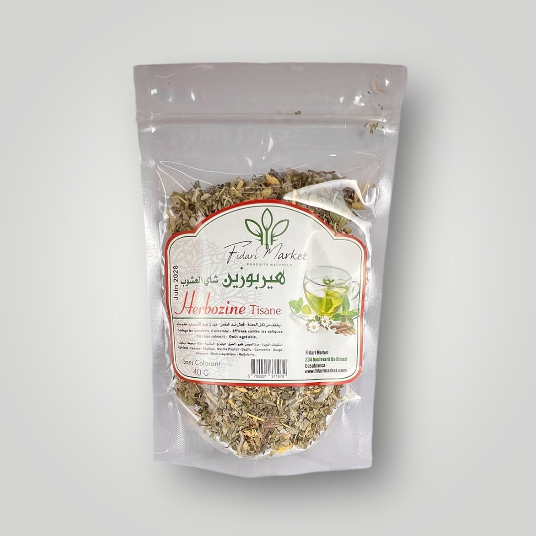 Herbozine tisane – naturel infusion marocaine artisanale – Fidari Market Casablanca