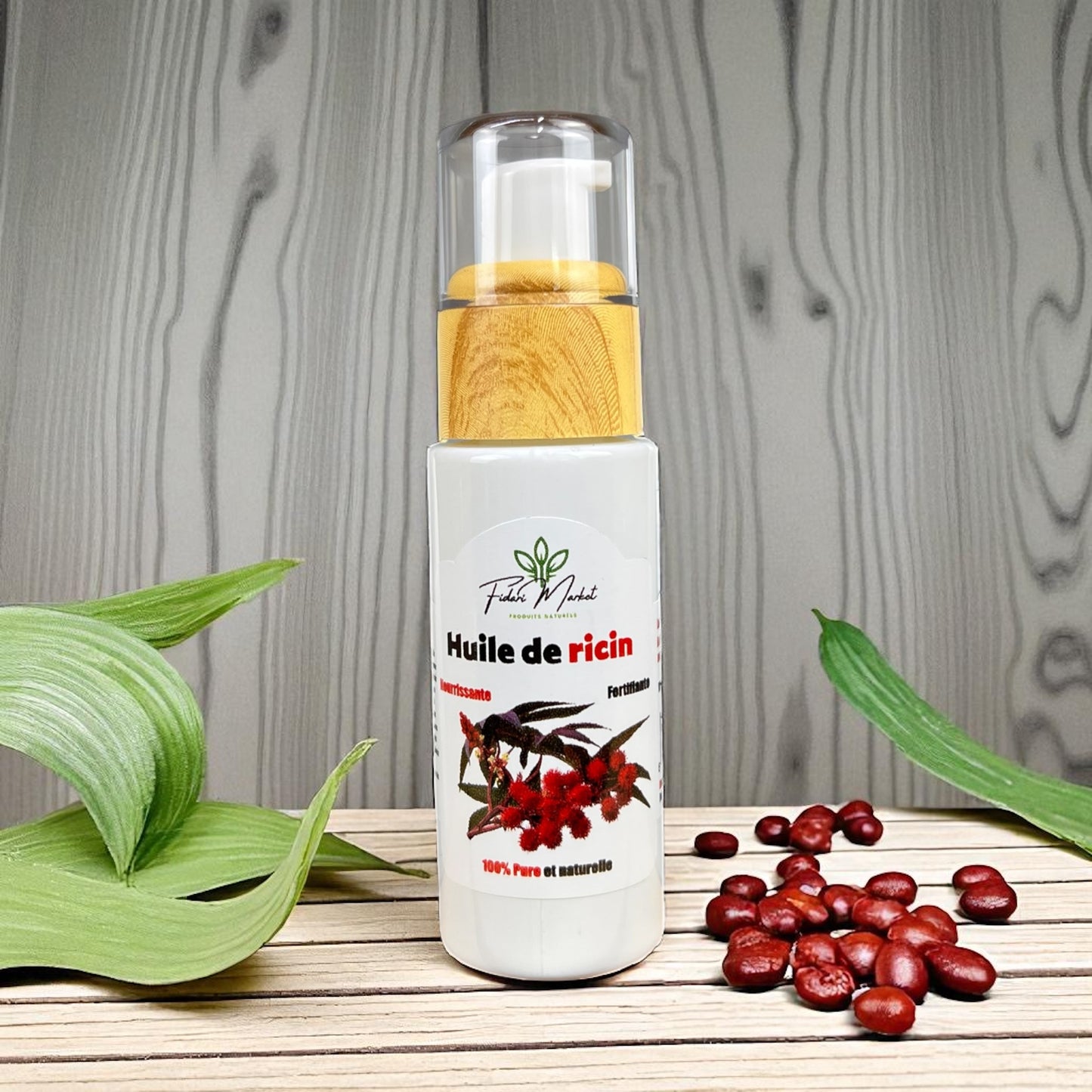 Huile de ricin 30ml – 100% naturel sans additifs chimiques – Fidari Market Casablanca