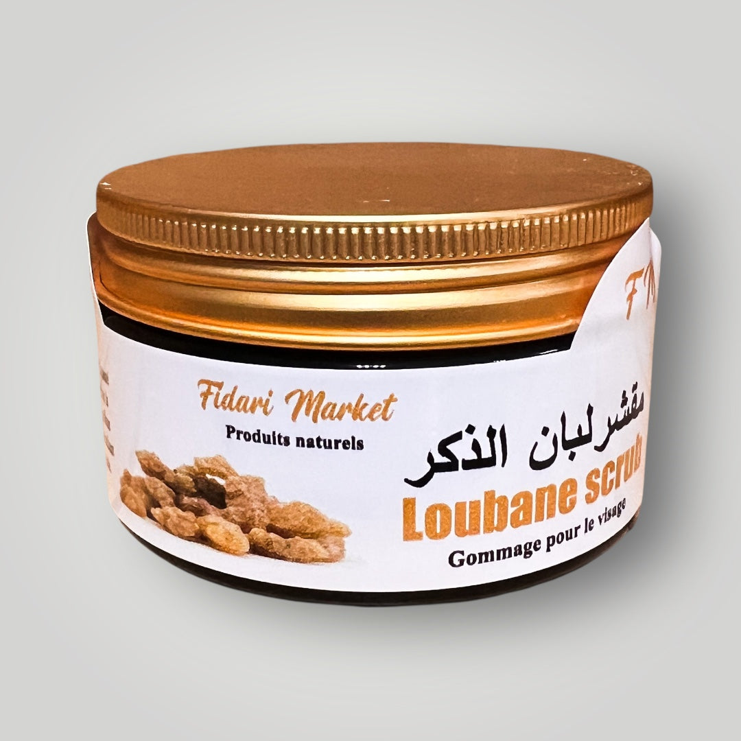 Loubane Scrub Gommage oliban – 100% naturel sans additifs chimiques – Fidari Market Casablanca