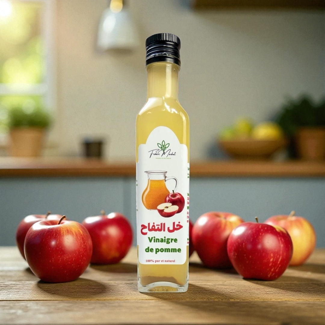 Vinaigre de Pomme 250ml – 100% naturel marocain – Fidari Market Casablanca