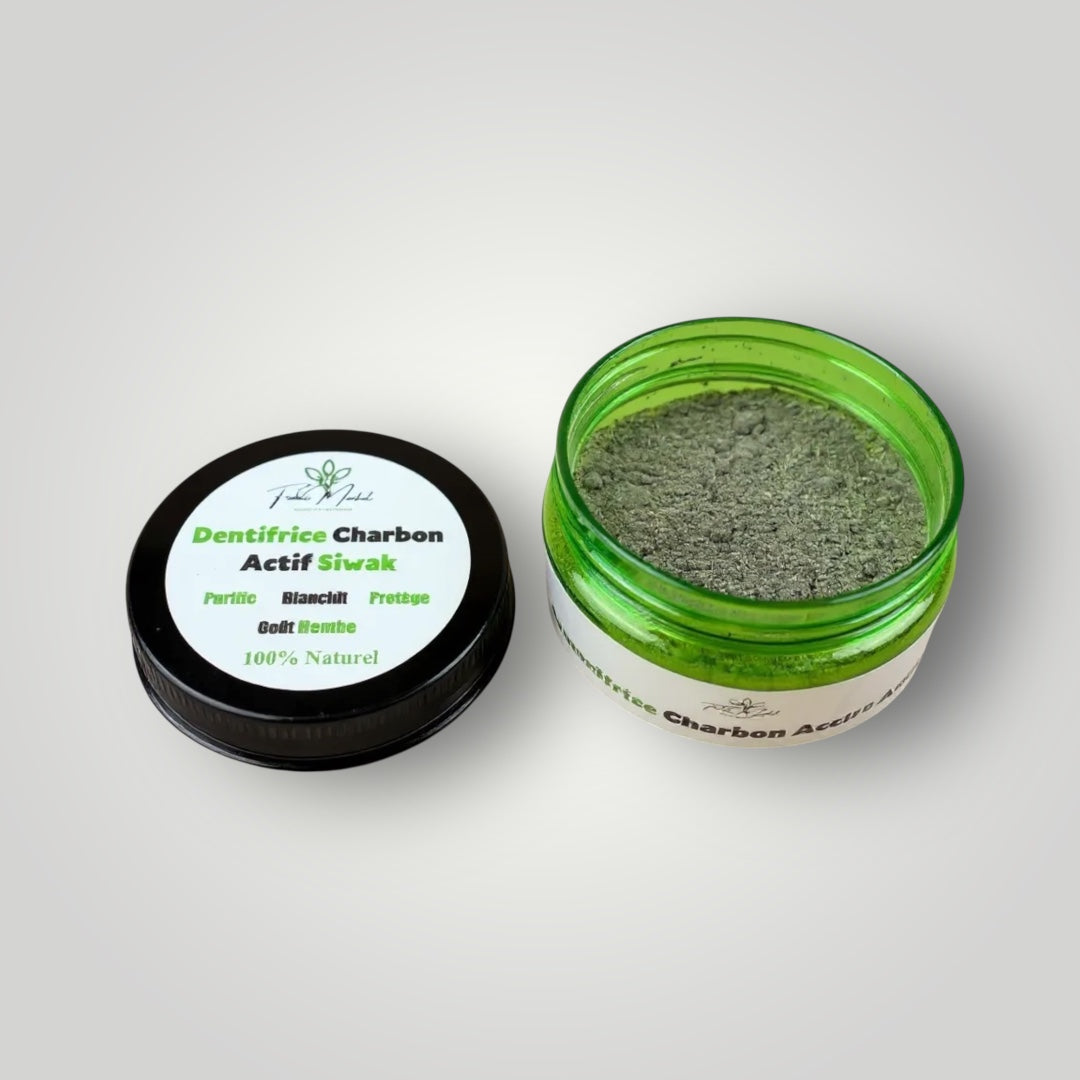 Dentifrice charbon actif siwak 40g منظف الأسنان بالفحم المنشط و السواك