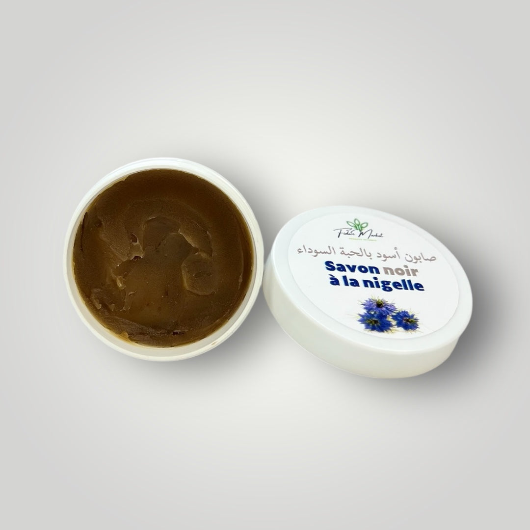 Savon noir à l’huile de nigelle  صابون بلدي بالحبة السوداء