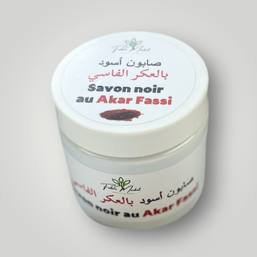 Savon noir au akar fassi صابون بلدي بالعكر الفاسي
