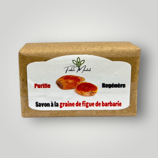 Savon à la graine de figue de barbarie صابون الهندية