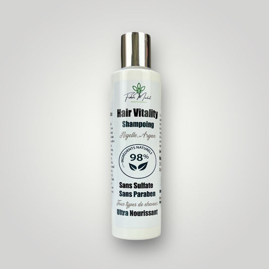 Hair Vitality Shampoing à la nigelle et l’argan شمبوان بزيت الحبة السوداء و الأركان