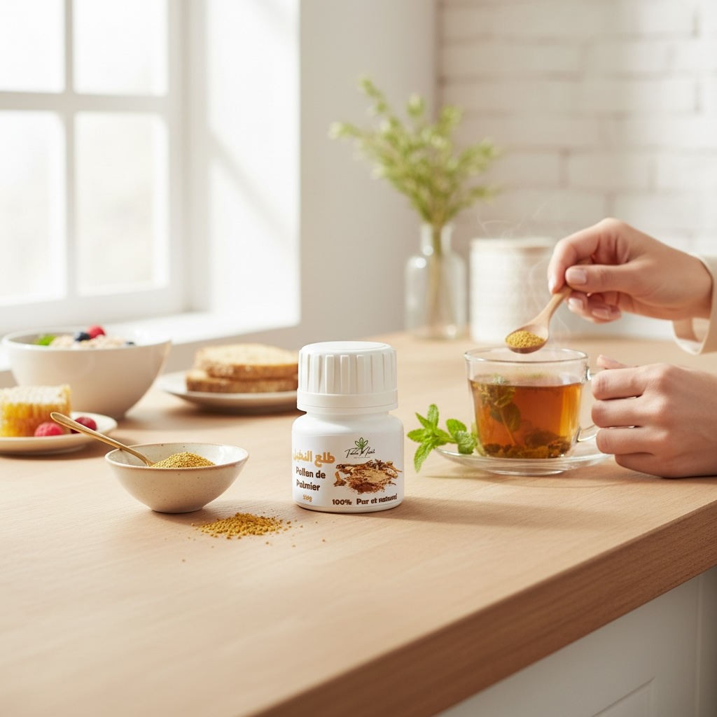 Pollen de Palmier en poudre 30g – 100 % naturel طلع النخيل مطحون