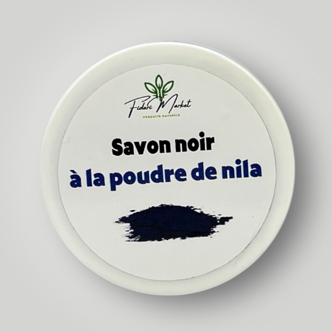 Savon noir à la poudre de nila  صابون بلدي بالنيلة