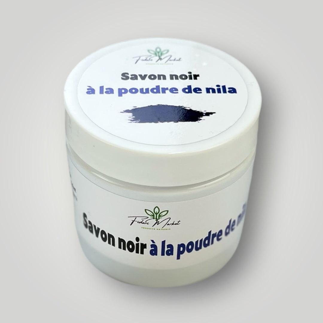 Savon noir à la poudre de nila  صابون بلدي بالنيلة