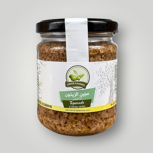 Tapenade d'olives vertes عجين زيتون أخضر