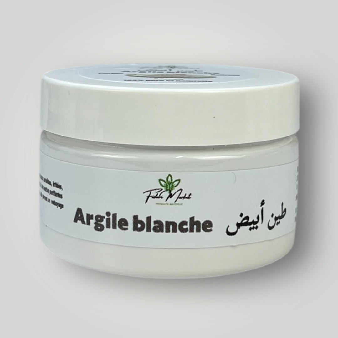 Argile blanche – 100% naturel sans chimie Maroc – Fidari Market Casablanca