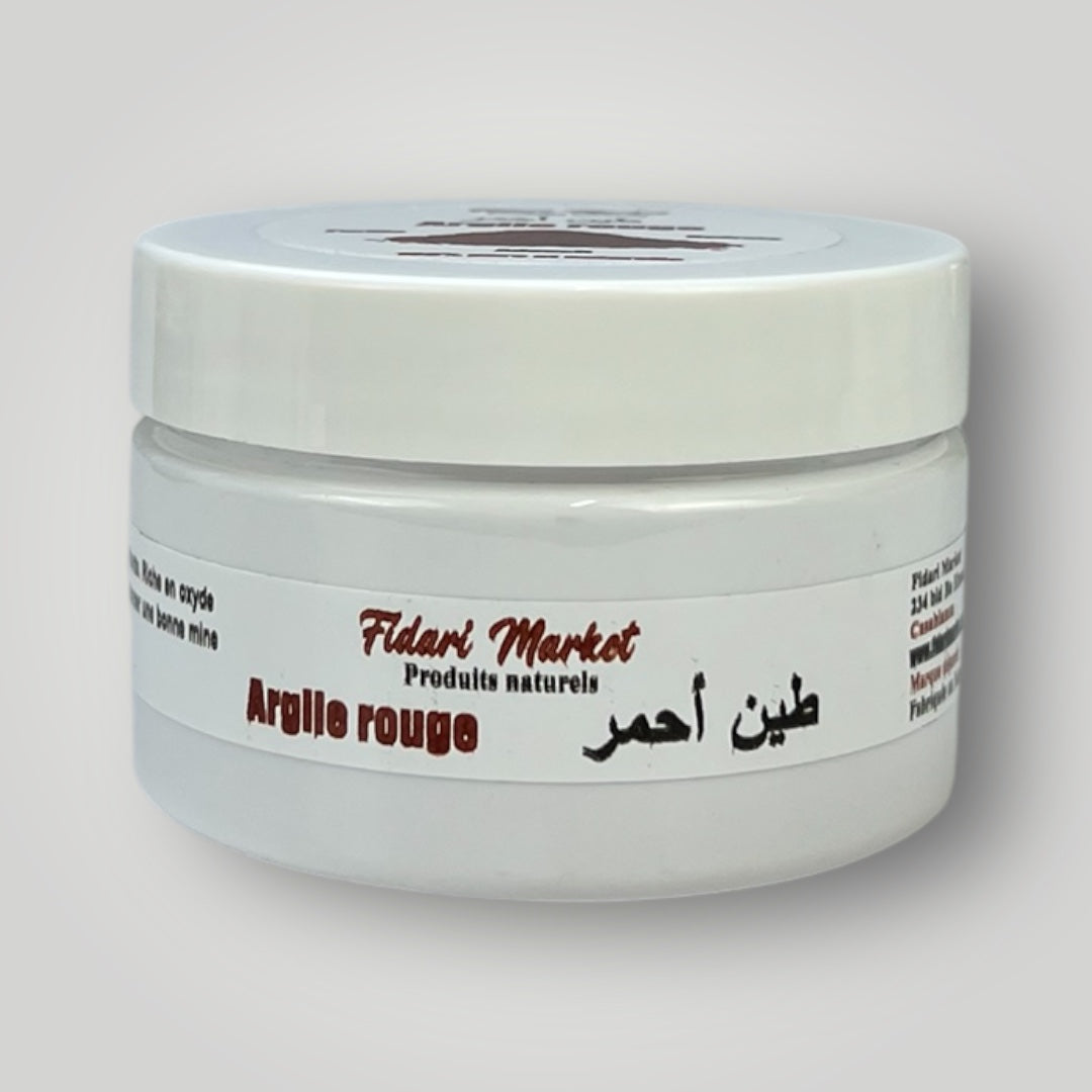 Argile rouge – 100% naturel sans chimie Maroc – Fidari Market Casablanca
