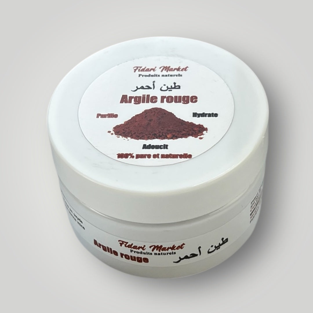 Argile rouge – 100% naturel sans chimie Maroc – Fidari Market Casablanca