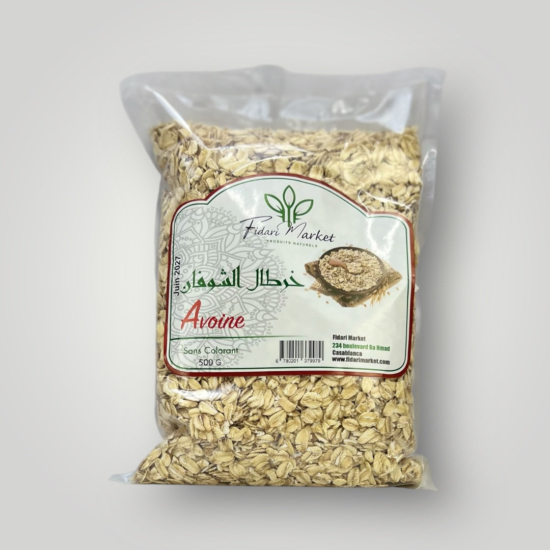 Avoine 500g – artisanal sans conservateurs – Fidari Market Casablanca