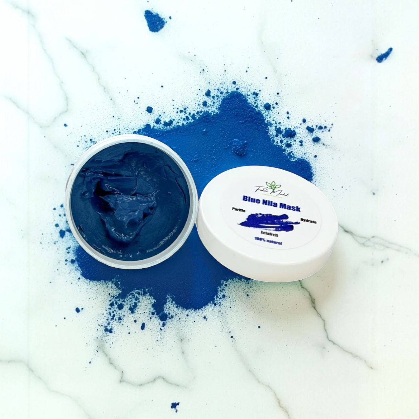 Blue nila mask – 100% naturel sans chimie Maroc – Fidari Market Casablanca