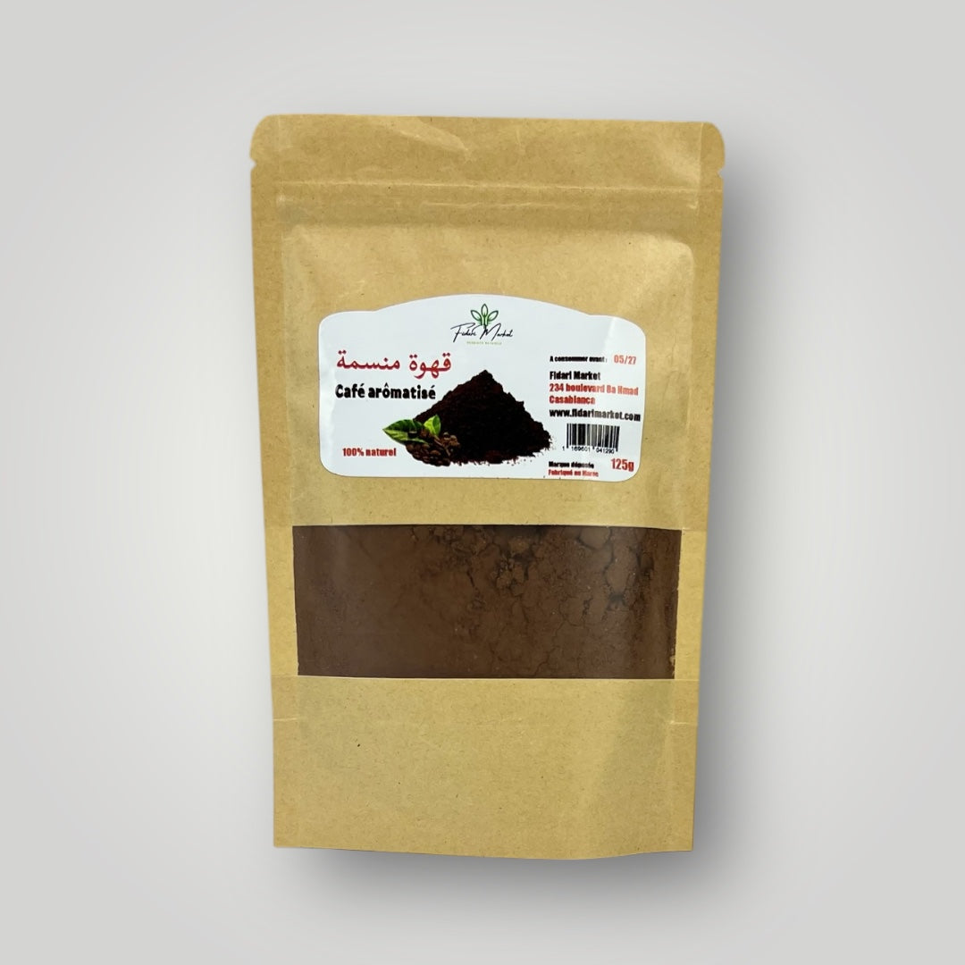 Cafe aromatise – 100% naturel marocain – Fidari Market Casablanca