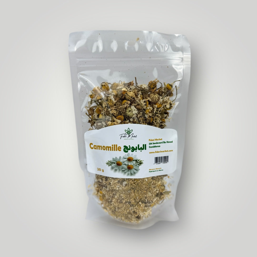 Camomille 20g – 100% naturel marocain – Fidari Market Casablanca