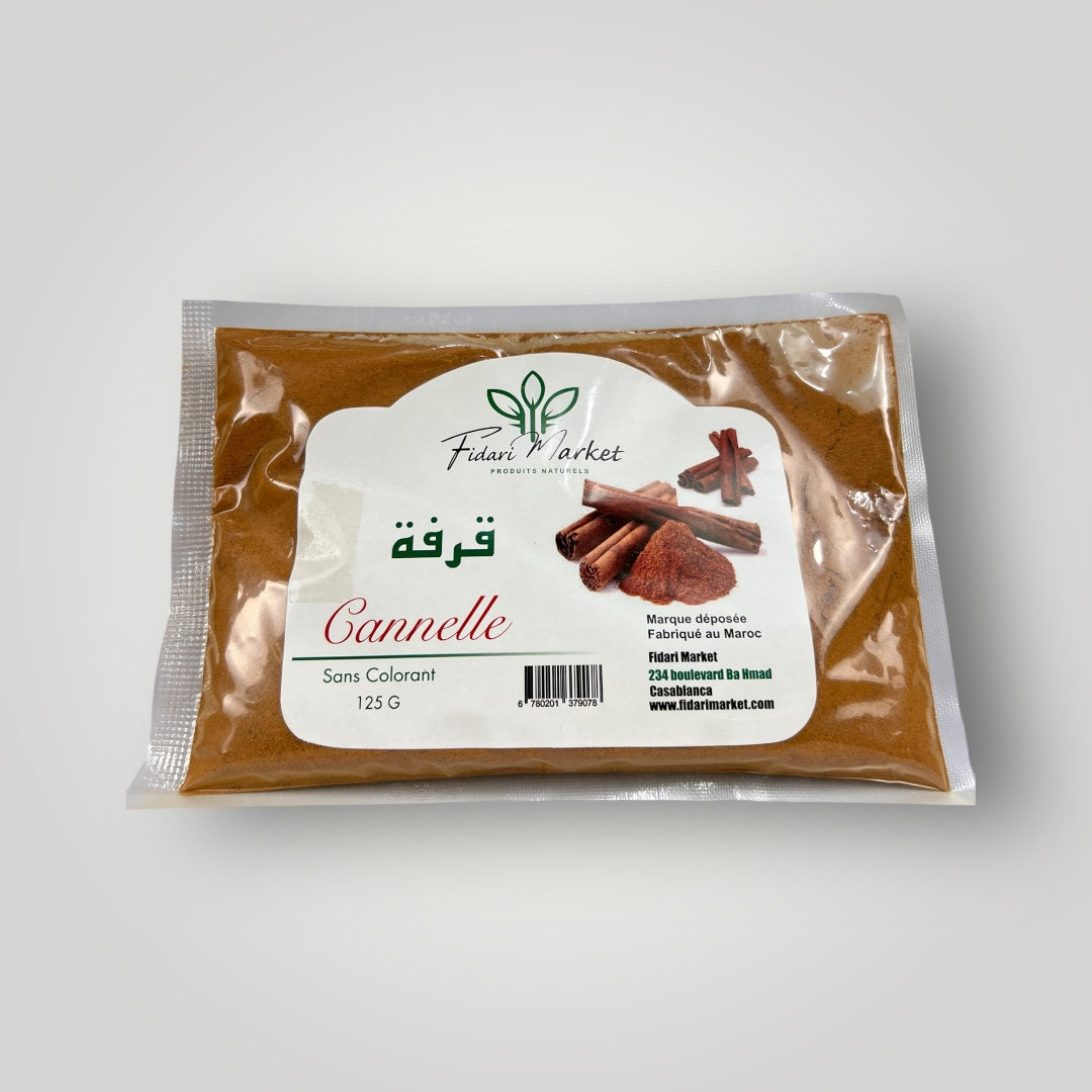 Cannelle en poudre 125g – 100% naturel marocain – Fidari Market Casablanca