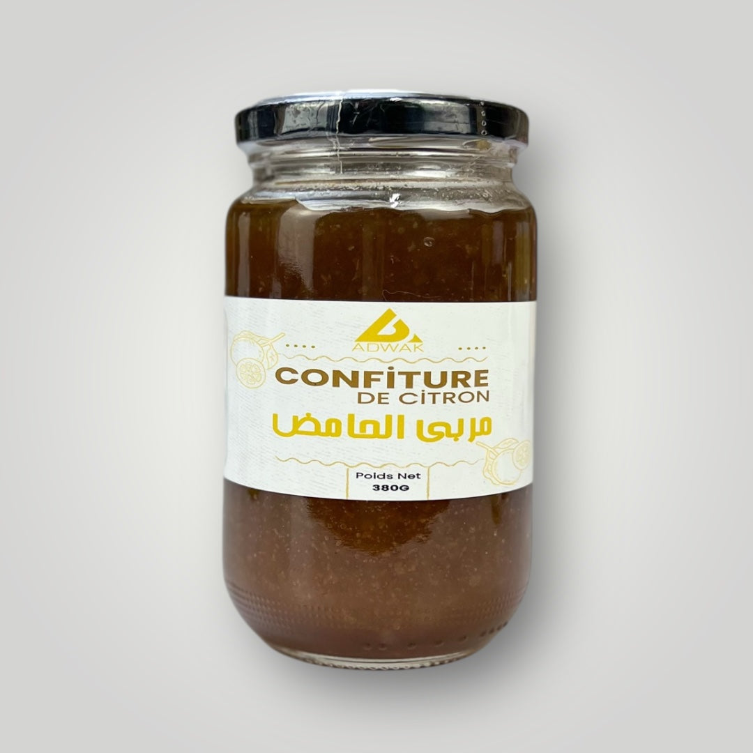 Confiture de Citron 380g – artisanal marocain 100% naturel – Fidari Market Casablanca