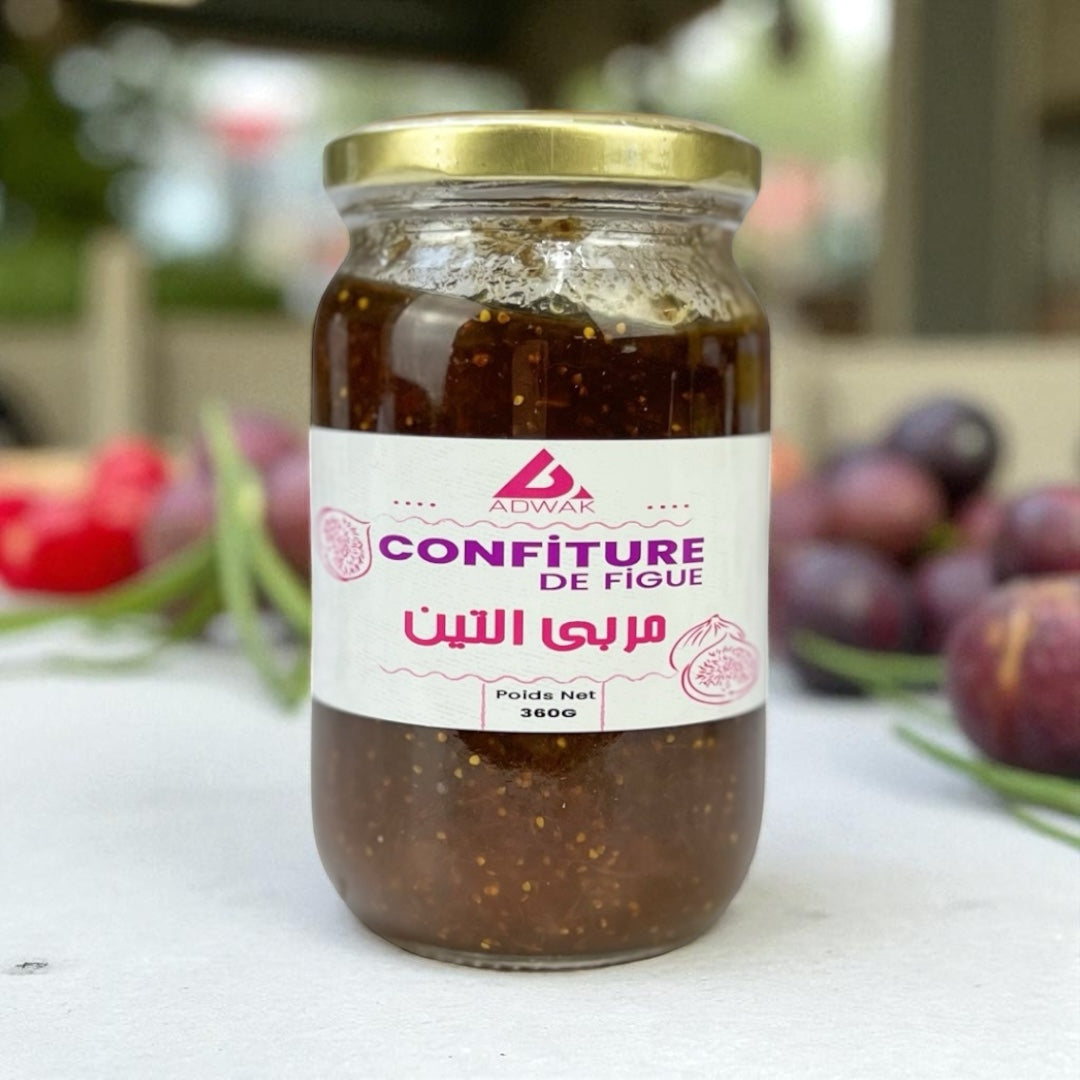 Confiture de figue 360g – artisanal marocain 100% naturel – Fidari Market Casablanca