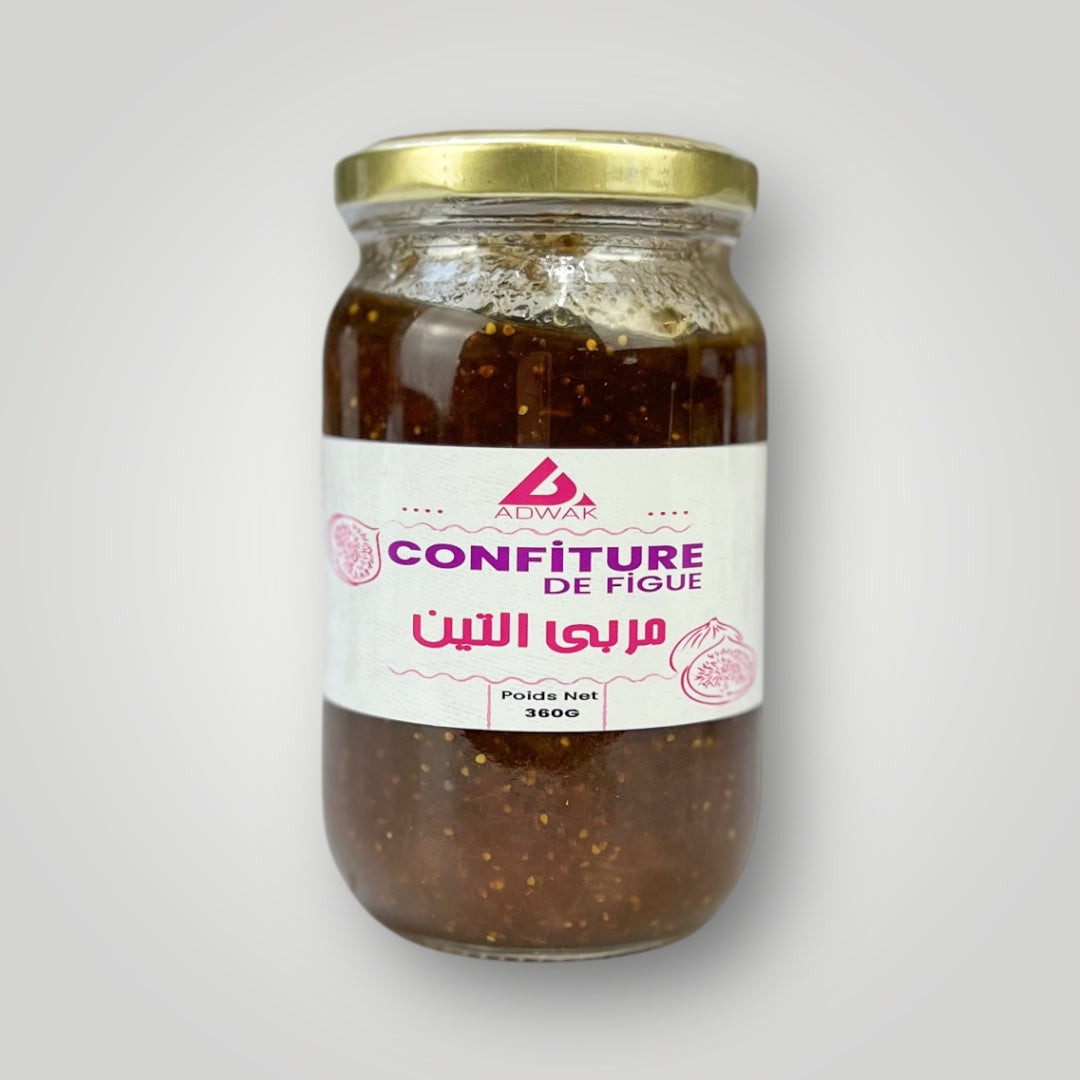 Confiture de figue 360g – artisanal marocain 100% naturel – Fidari Market Casablanca