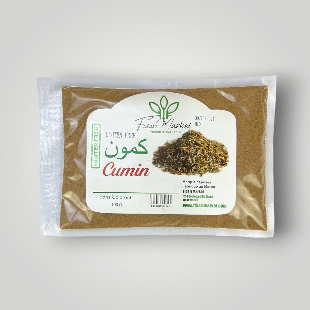 Cumin 100g – 100% naturel marocain – Fidari Market Casablanca