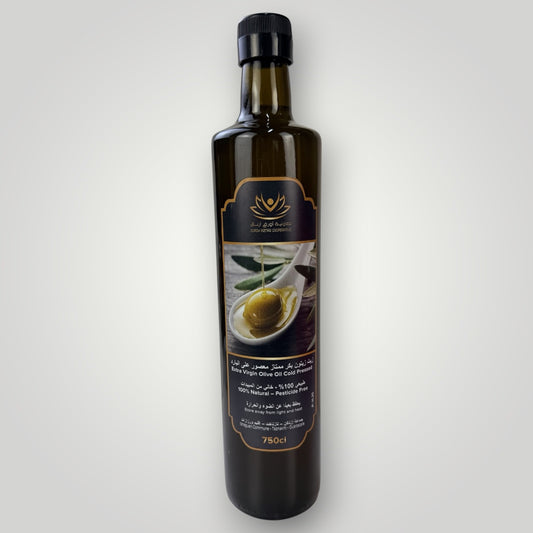 Huile d’olive extra vierge 750ml زيت الزيتون البكر نصف لتر
