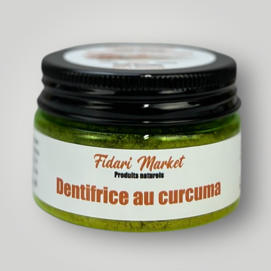 Dentifrice au curcuma – 100% naturel sans chimie Maroc – Fidari Market Casablanca