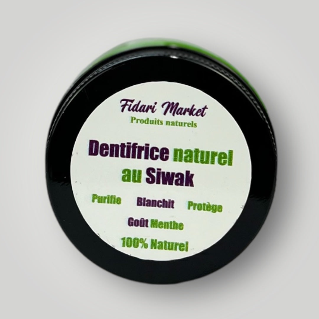 Dentifrice siwak sans charbon – 100% naturel sans chimie Maroc – Fidari Market Casablanca