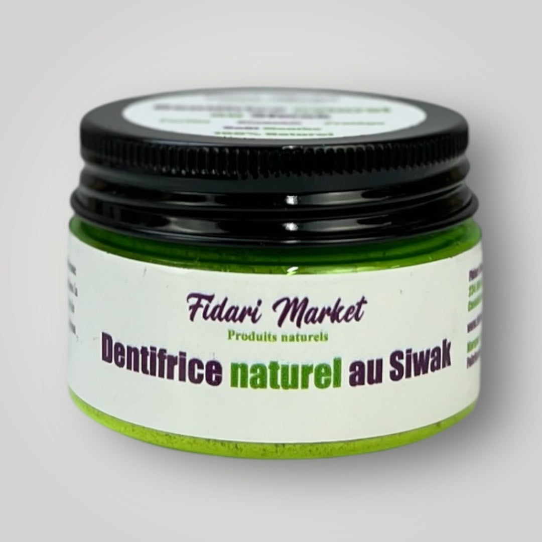 Dentifrice siwak sans charbon – 100% naturel sans chimie Maroc – Fidari Market Casablanca