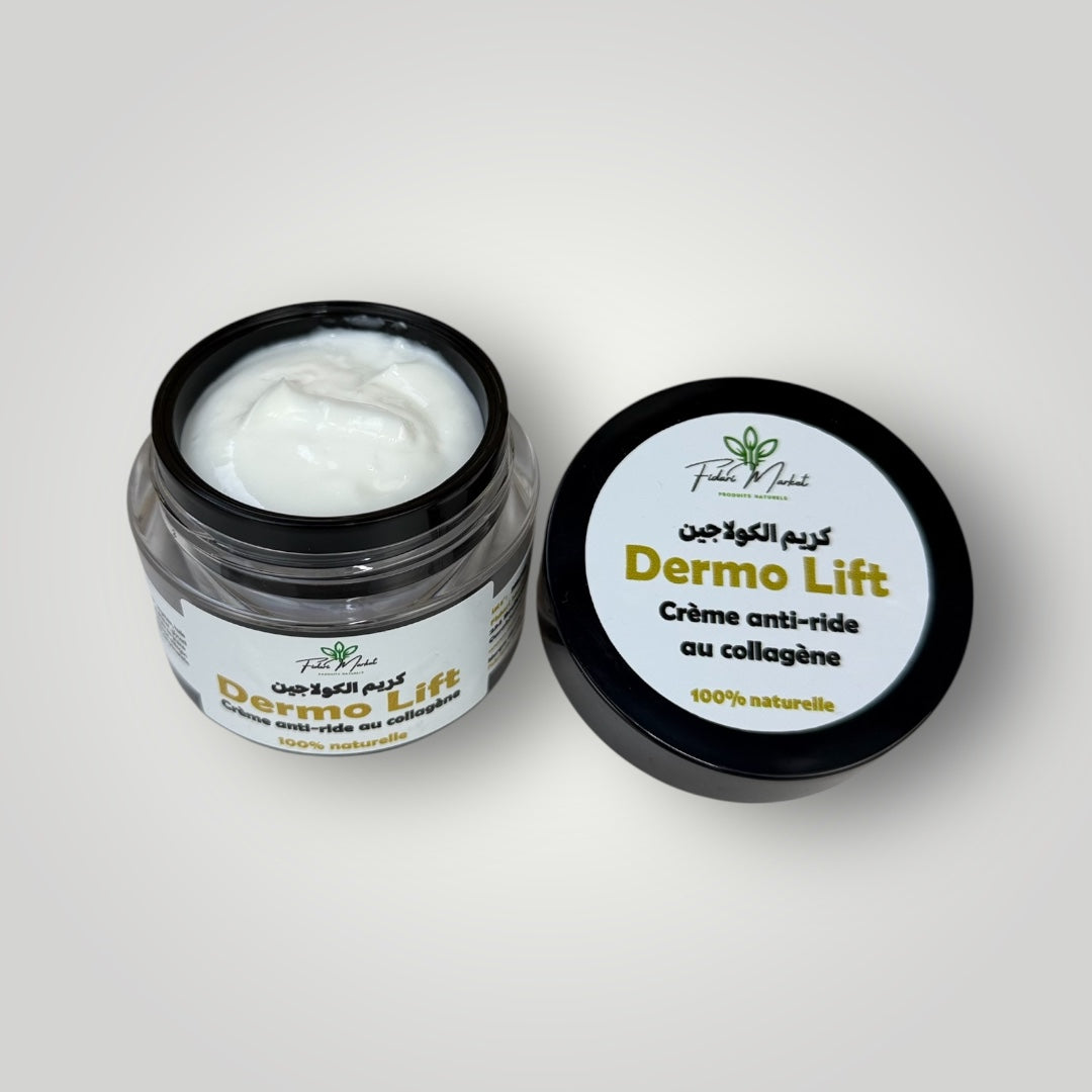 Dermo Lift Creme Antirides au Collagene – 100% naturel sans chimie Maroc – Fidari Market Casablanca