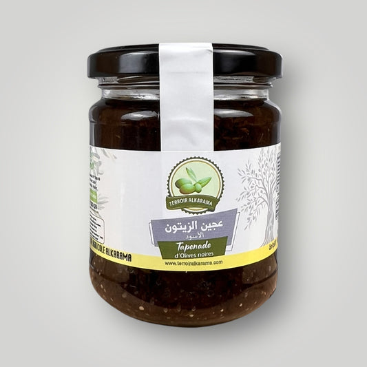 Tapenade d'olives noires عجين زيتون أسود