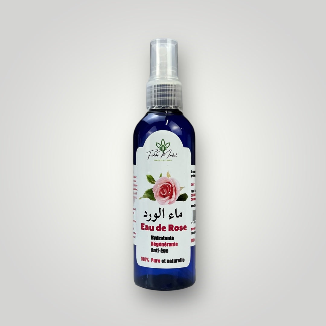 Eau de rose naturelle 100ml Fidari Market hydrolat pur marocain