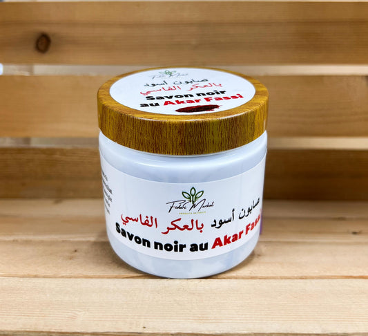 Savon noir au akar fassi صابون بلدي بالعكر الفاسي