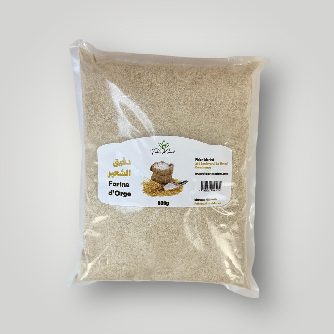 Farine d'orge 500g – artisanal sans conservateurs – Fidari Market Casablanca