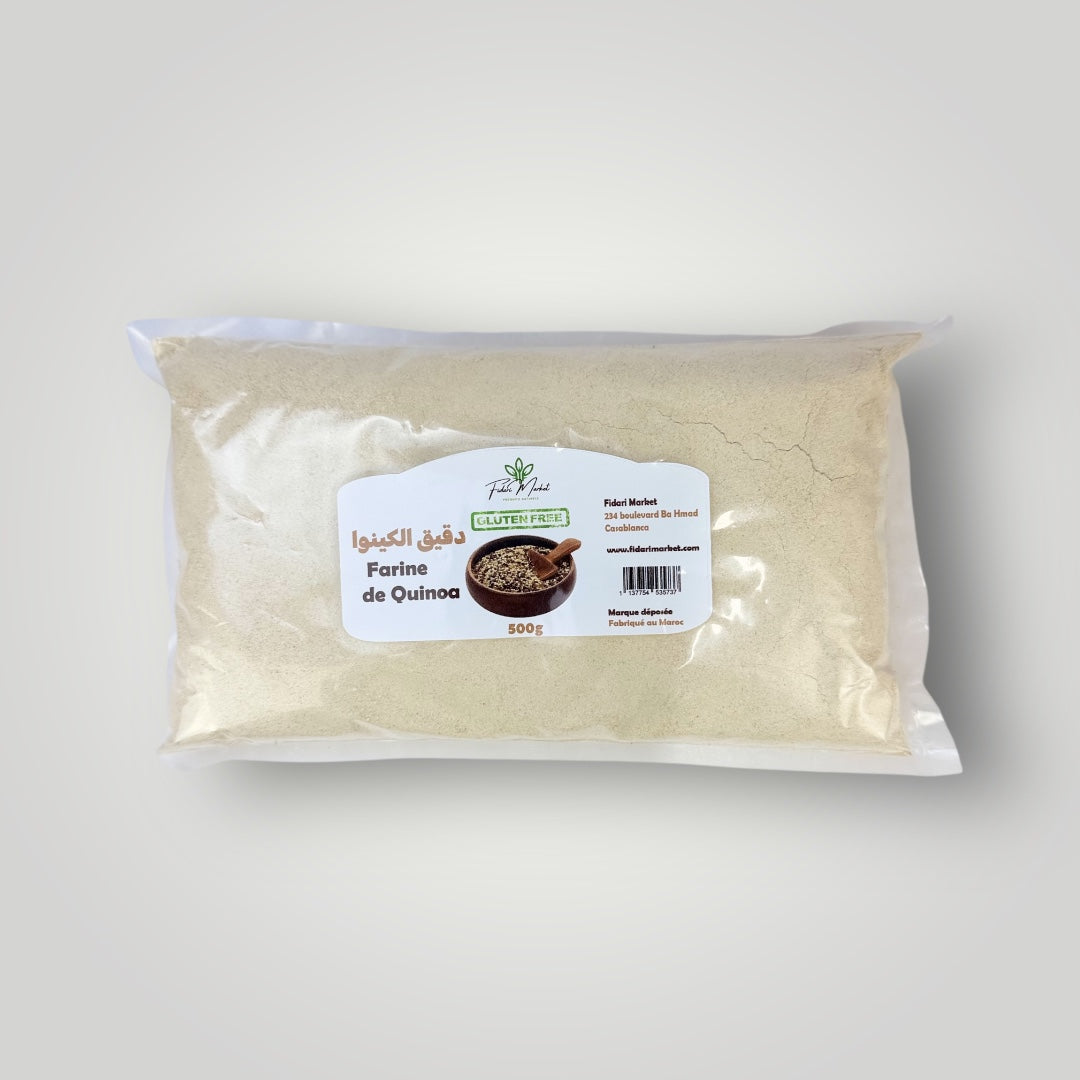 Farine de Quinoa Sans Gluten 500g – artisanal sans conservateurs – Fidari Market Casablanca