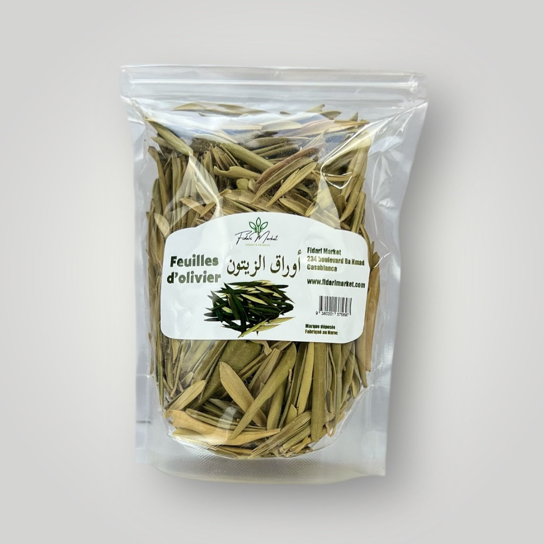Feuille d'olivier – 100% naturel marocain – Fidari Market Casablanca