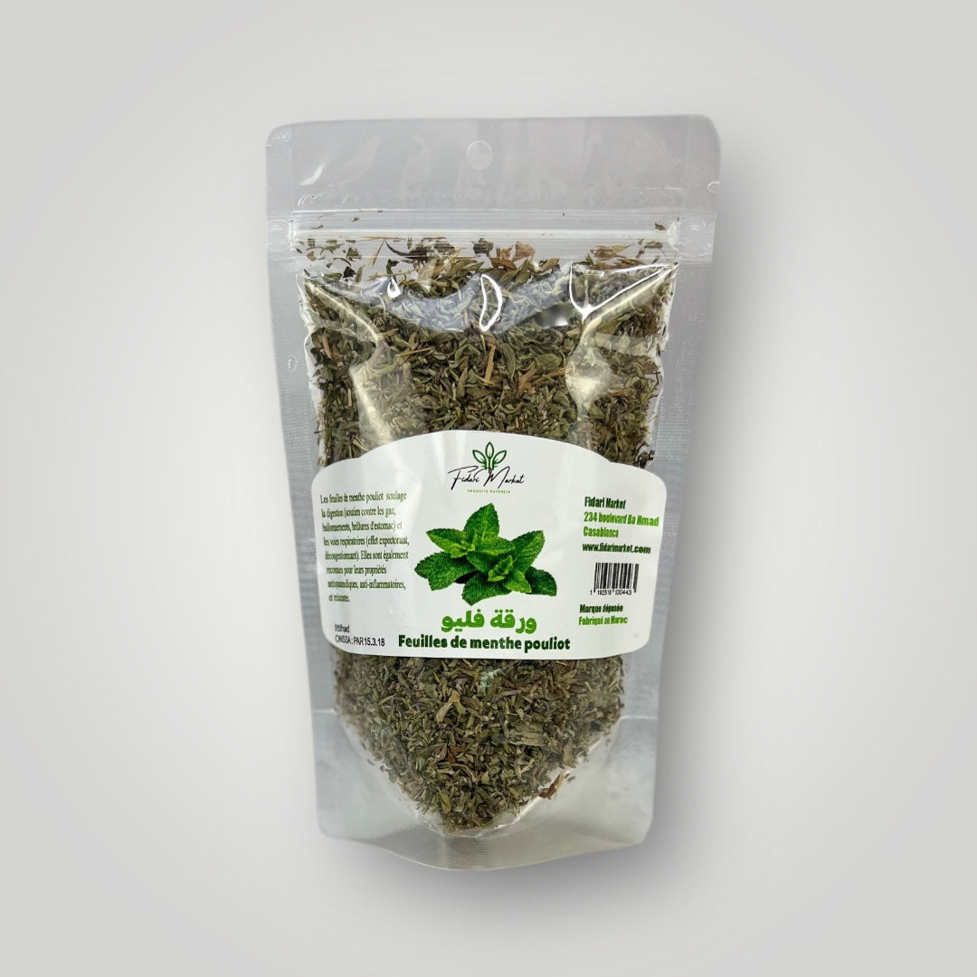Feuilles de Menthe Pouliot – naturel infusion marocaine artisanale – Fidari Market Casablanca